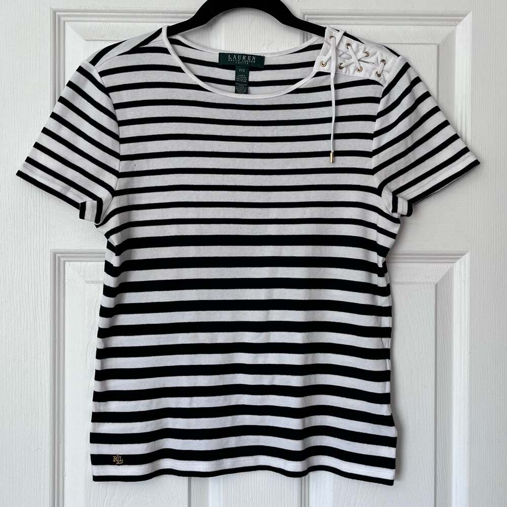 Lauren Ralph Lauren Striped Top - Size PS